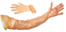 Covetrus Guantes Veterinari Sensibles Naranja Femenino 100Uds